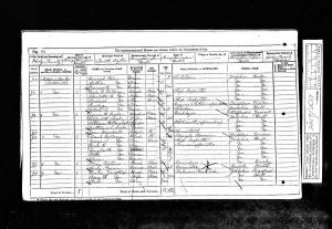 Neiles Boynton Billany and Family 1871 Census Hull.