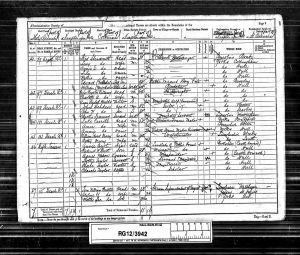 Neiles Boynton Billany and Family 1891 Census Hull.